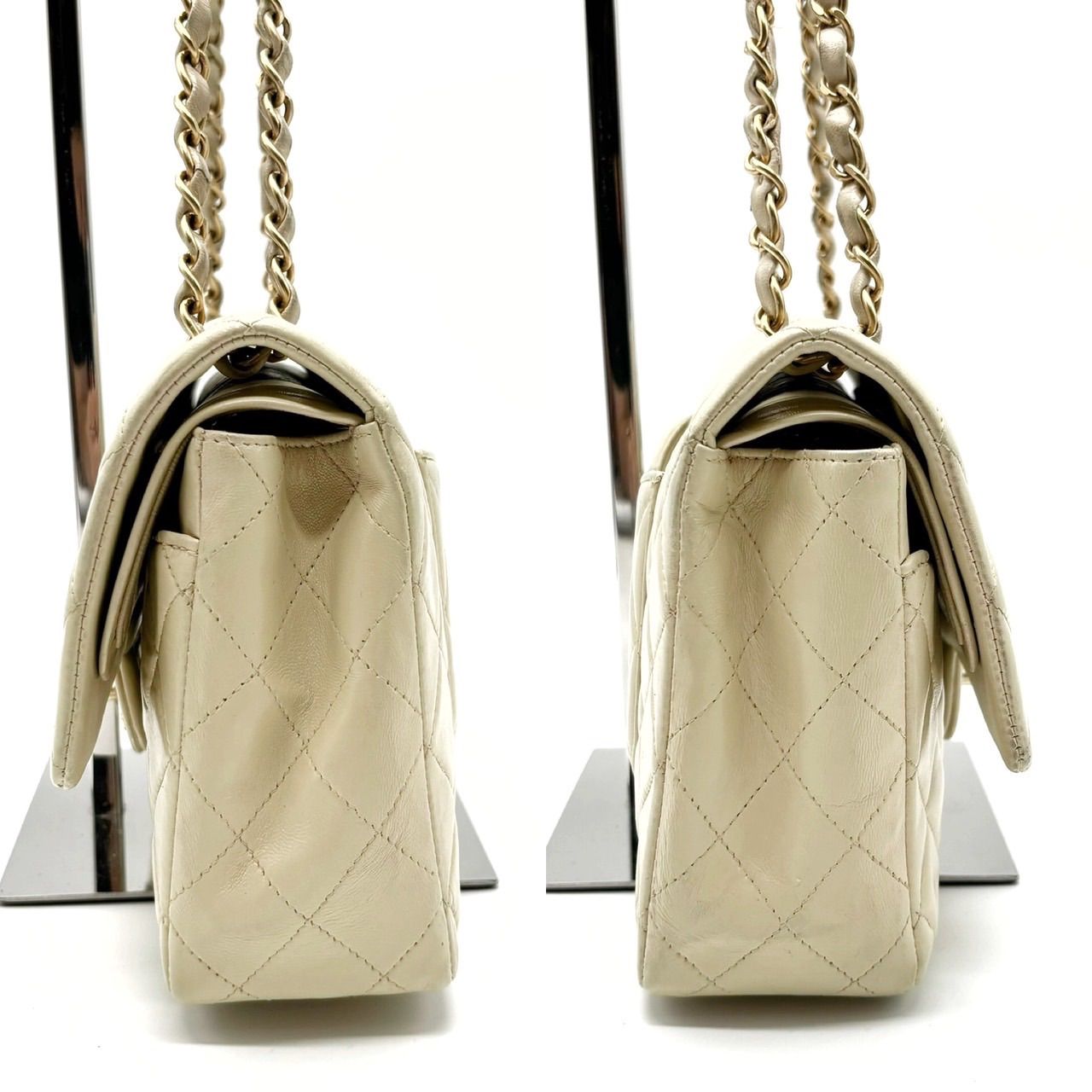 希少✨ CHANEL ココマーク チェーン ハンドバッグ スウェード ブラウン 