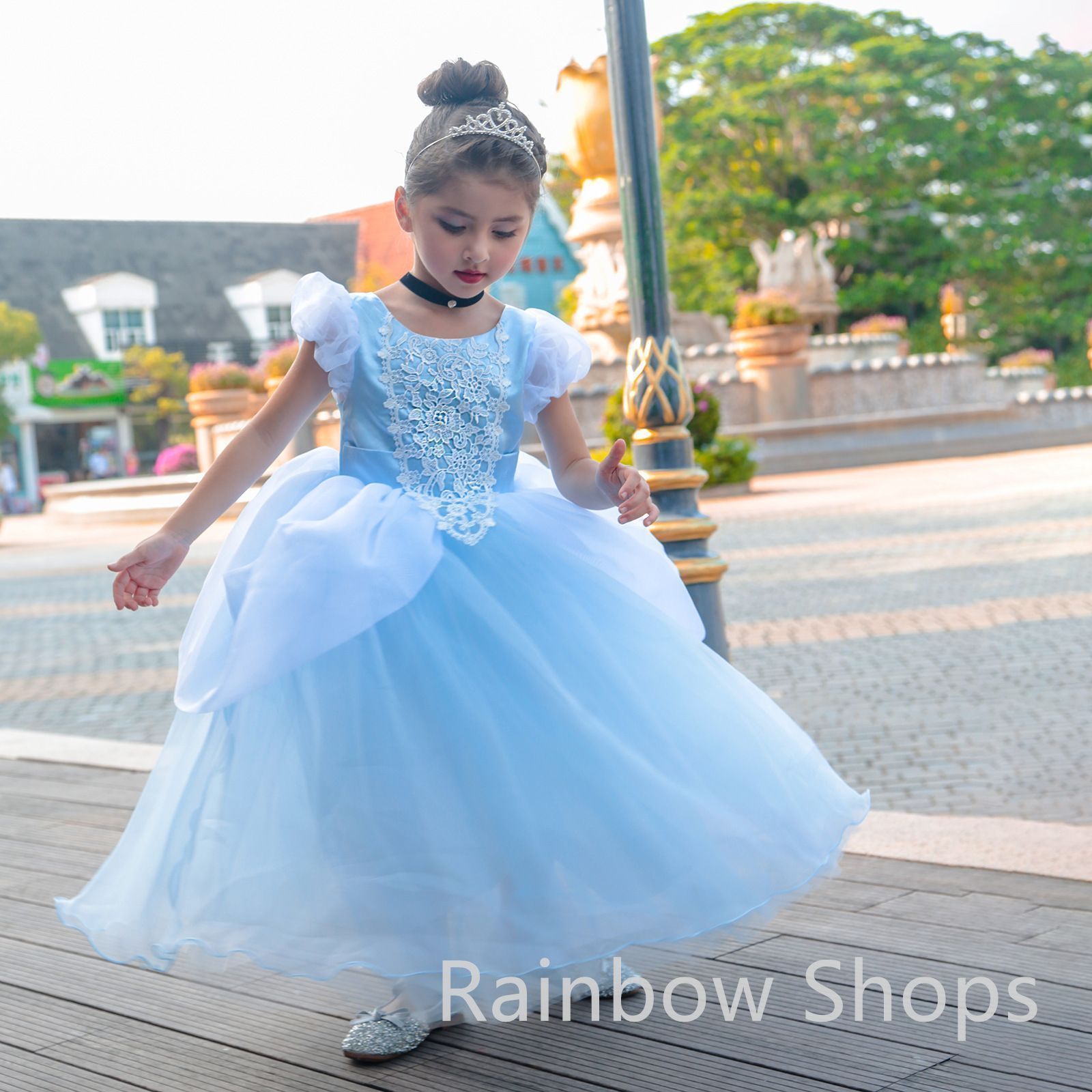 新品未使用 シンデレラ プリンセス コスチューム ディズニー Cinderella シンデレラ プリンセスドレス ハロウィン