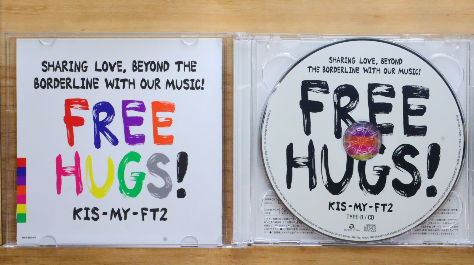 国内盤CD☆キスマイフットツー/Kis-My-Ft2□ FREE HUGS!(CD+DVD)(初回