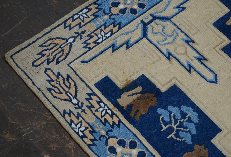 蔵A5458g 古い緞通