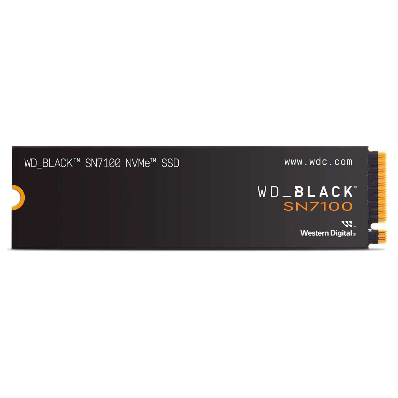 全国無料，100%新品 WD_BLACK 2TB SN7100 NVMe 内蔵ゲーミングSSD ソリッドステートドライブ - Gen4 PCIe M.2 2280 最大7,250MB/秒 - WDS200T4 [ブラック] [2TB] [新世代 - ゲーム用PC用M.2 2280。] ドライブケース