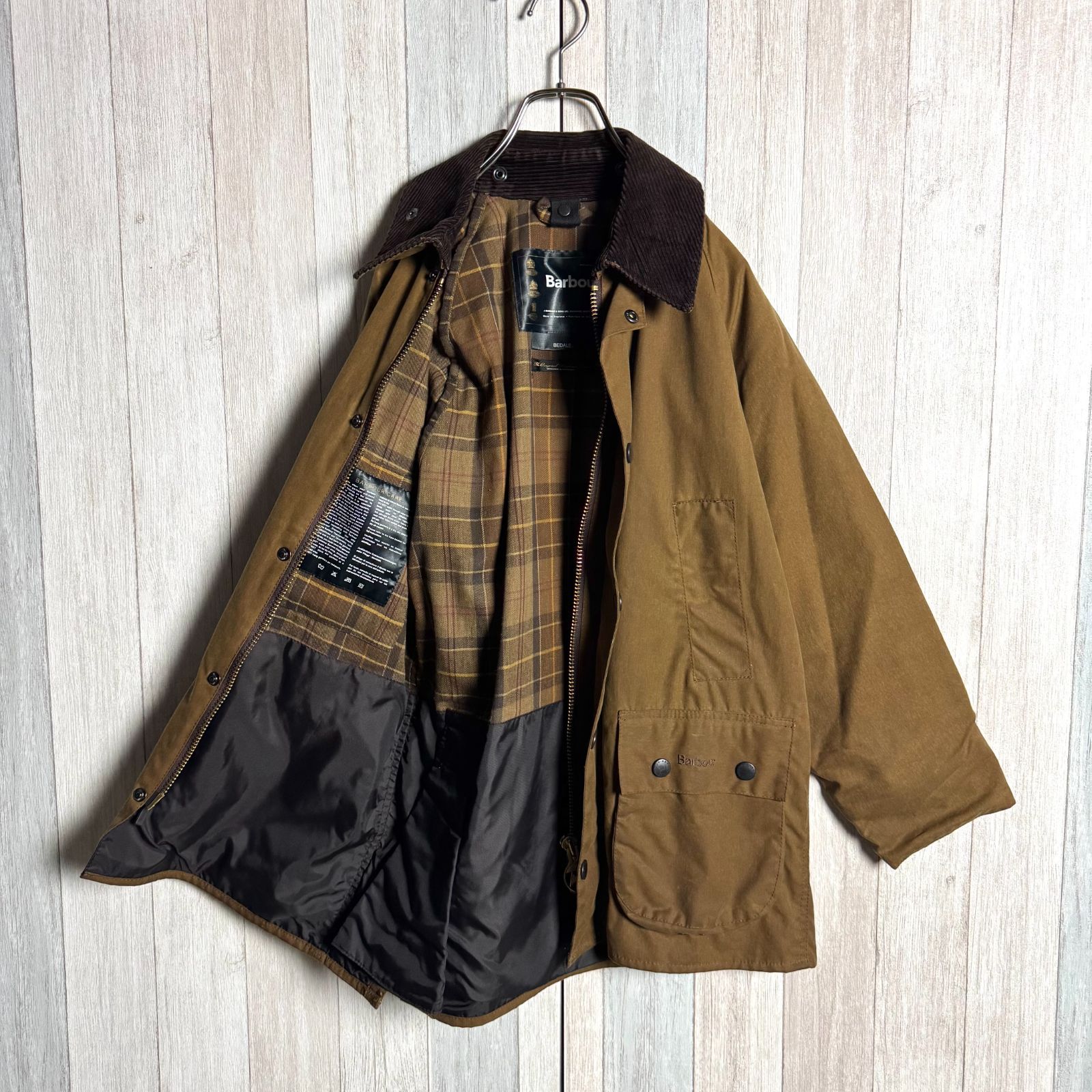 ☆リプルーフ済 Barbour BEDALE オイルド ジャケット 34 Barbour