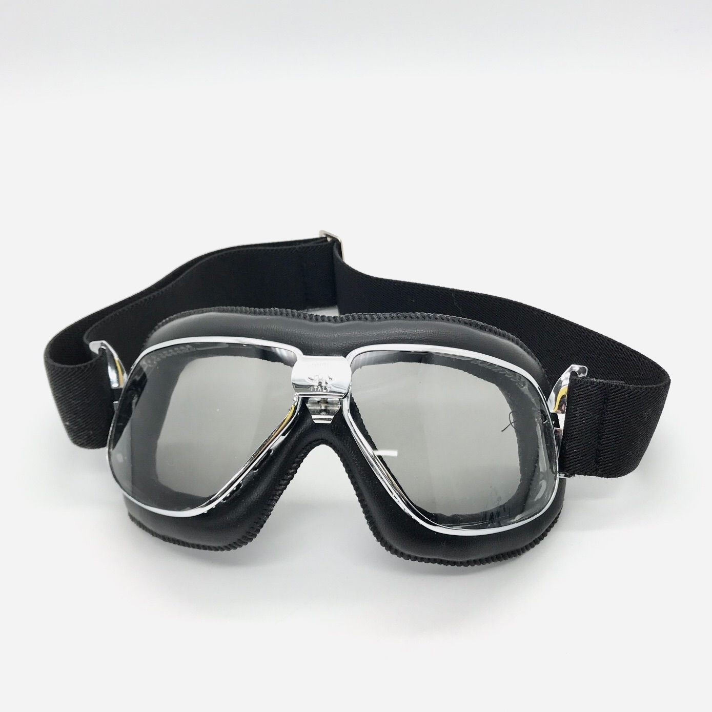 nannini　ナンニーニ バイクゴーグル クローム・ブラウン nannini Rider GOGGLE（ナンニーニライダーゴーグル）BROWN