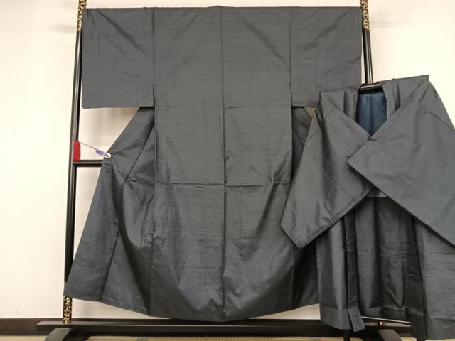 平和屋着物●男性 本場大島紬 アンサンブル 100亀甲 総詰め 正絹 AABA4578np