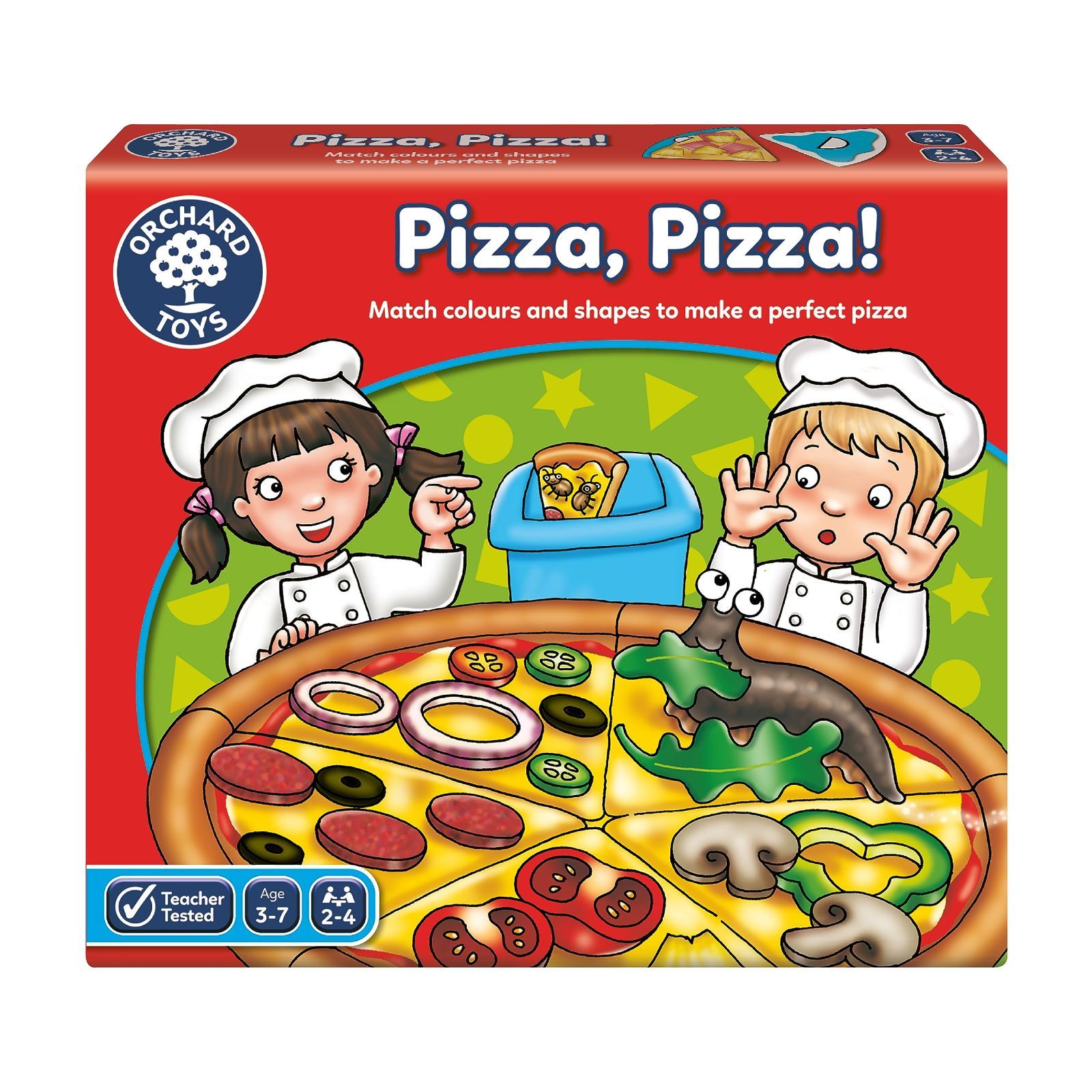 在庫 ORCHARD TOYS オーチャードトーイ マッチングゲーム PizzaPizza! ボーネルンド 3歳頃 OC060