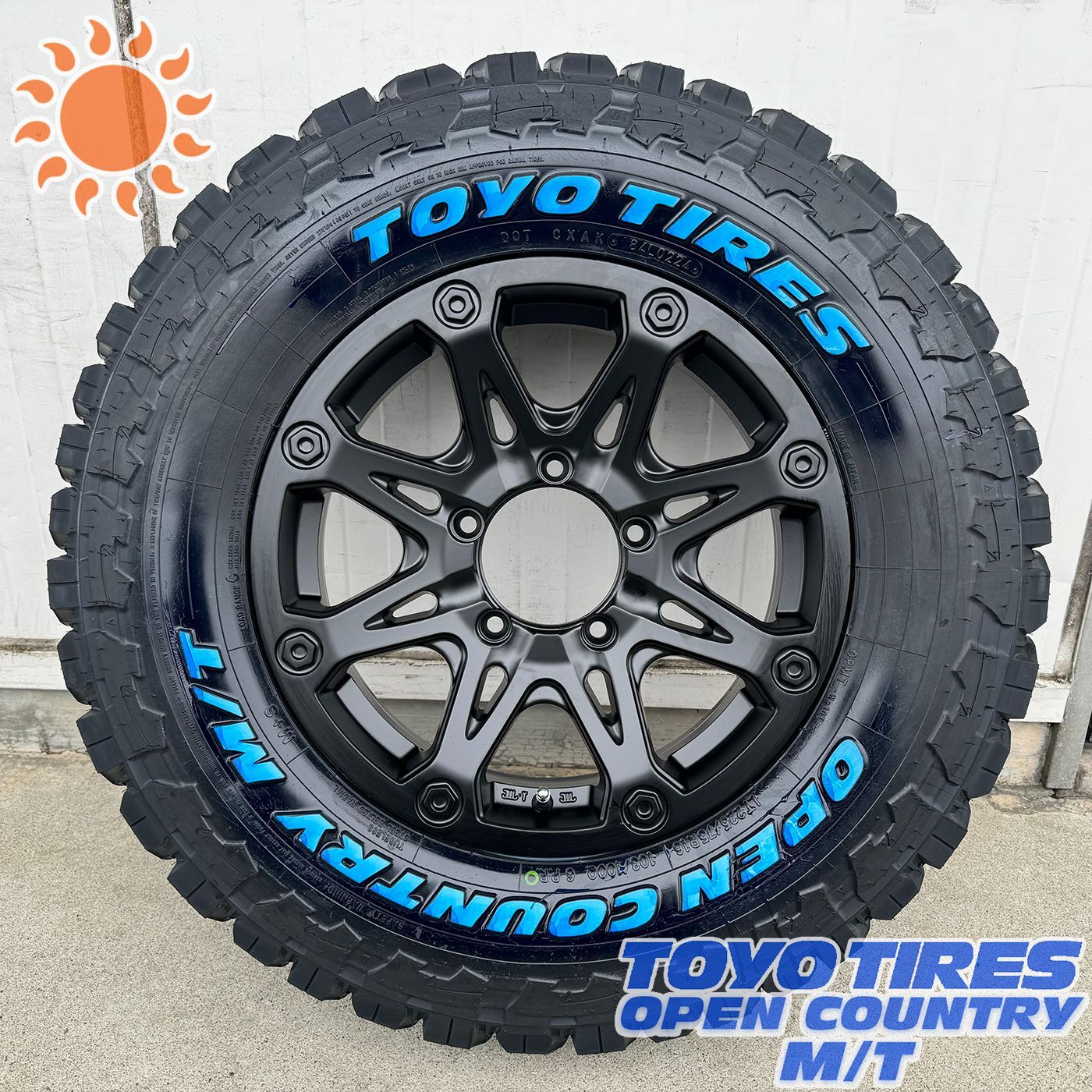 カスタムカー ジムニー JB64 JB23 リフトアップ必須 タイヤホイール 4本セット BDX08 TOYO OPEN COUNTRY MT  225/75R16 ホワイトレター オフロードカスタム マッドタイヤセット - メルカリ