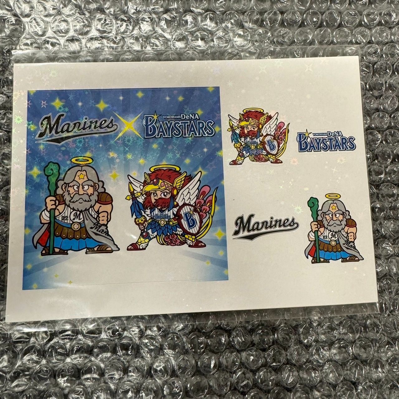 ビックリマン スーパーゼウス&天道輝 千葉ロッテマリーンズ 非売品 