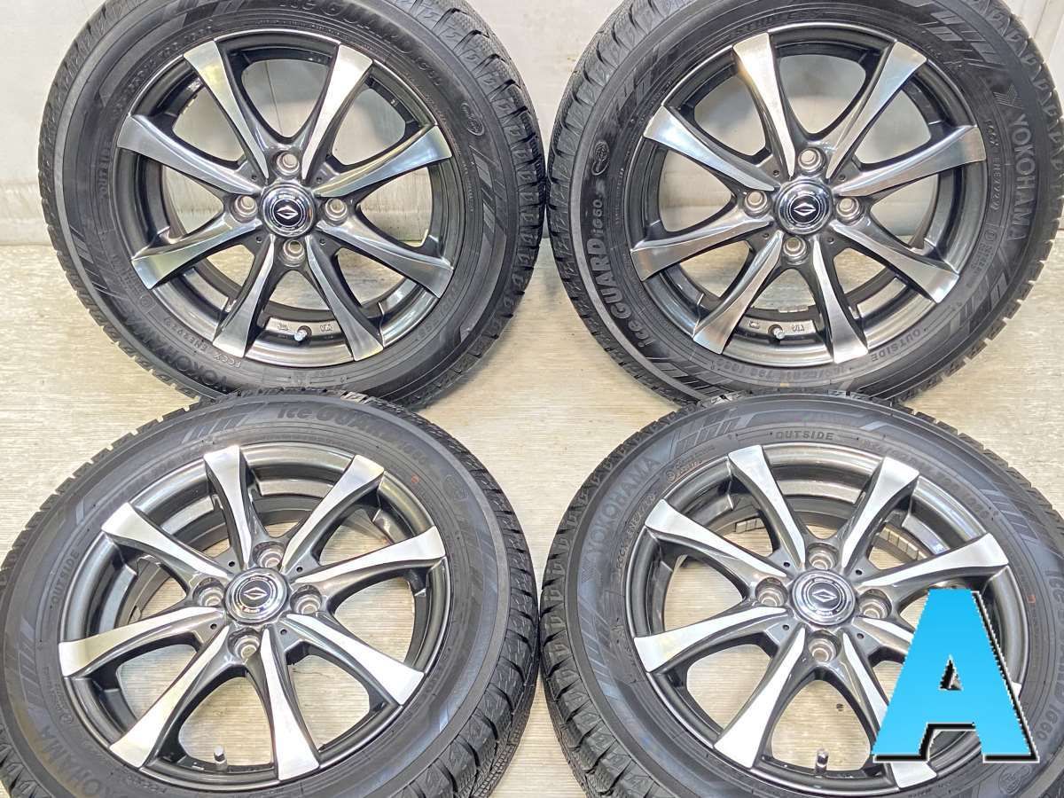 165/65R14  nヨコハマ アイスガード iG60 n　 ガレリア ヴェルク n14x4.5 45 100-4穴 n中古タイヤ スタッドレスタイヤ ホイールセット 4本セットn w14241010002