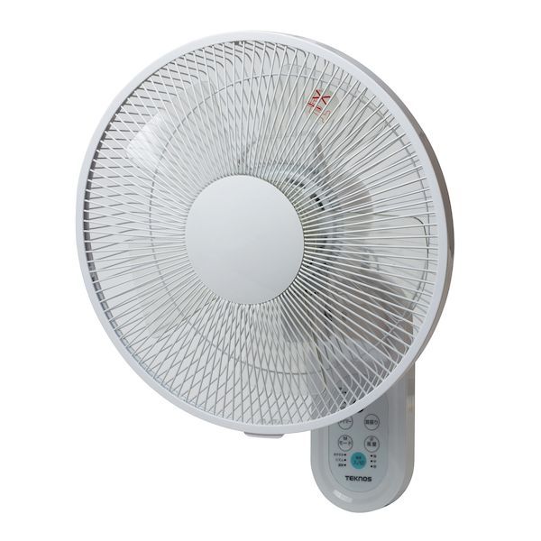 7営業日以内発送 テクノス TEKNOS KI-DC337 壁掛け扇 30cm 安心の１年間保証 KIDC337 沖縄離島販売不可