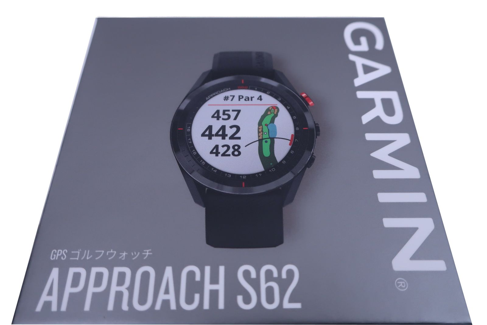 美品】GARMIN(ガーミン) GPSゴルフウォッチ 黒 APPROACH S62