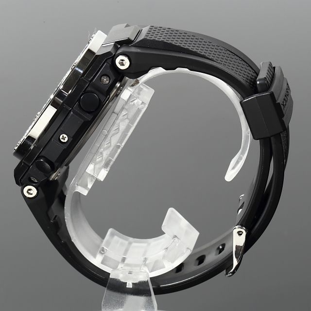 G-SHOCK GST-W300 キュービックジルコニア　ブラック　ダイヤ 楽天市場】G-SHOCK G-Steel GST w300 大粒CZダイヤ