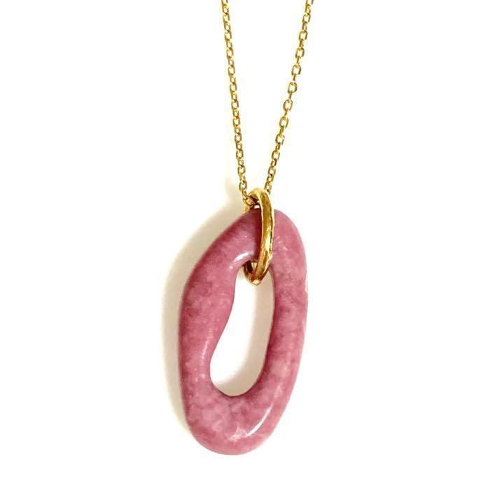 新品】TOUS トウス 天然石 ネックレス VERMEIL ゴールド ピンク - あや ...