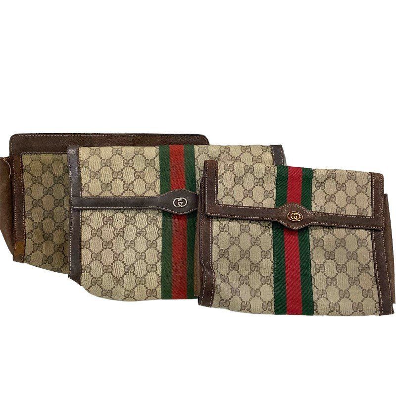 GUCCI グッチ オールドグッチ シェリー シェリーライン クラッチバッグ