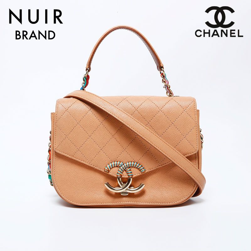 CHANEL シャネル ショルダーバッグ 23番台 キャビアスキン 2way