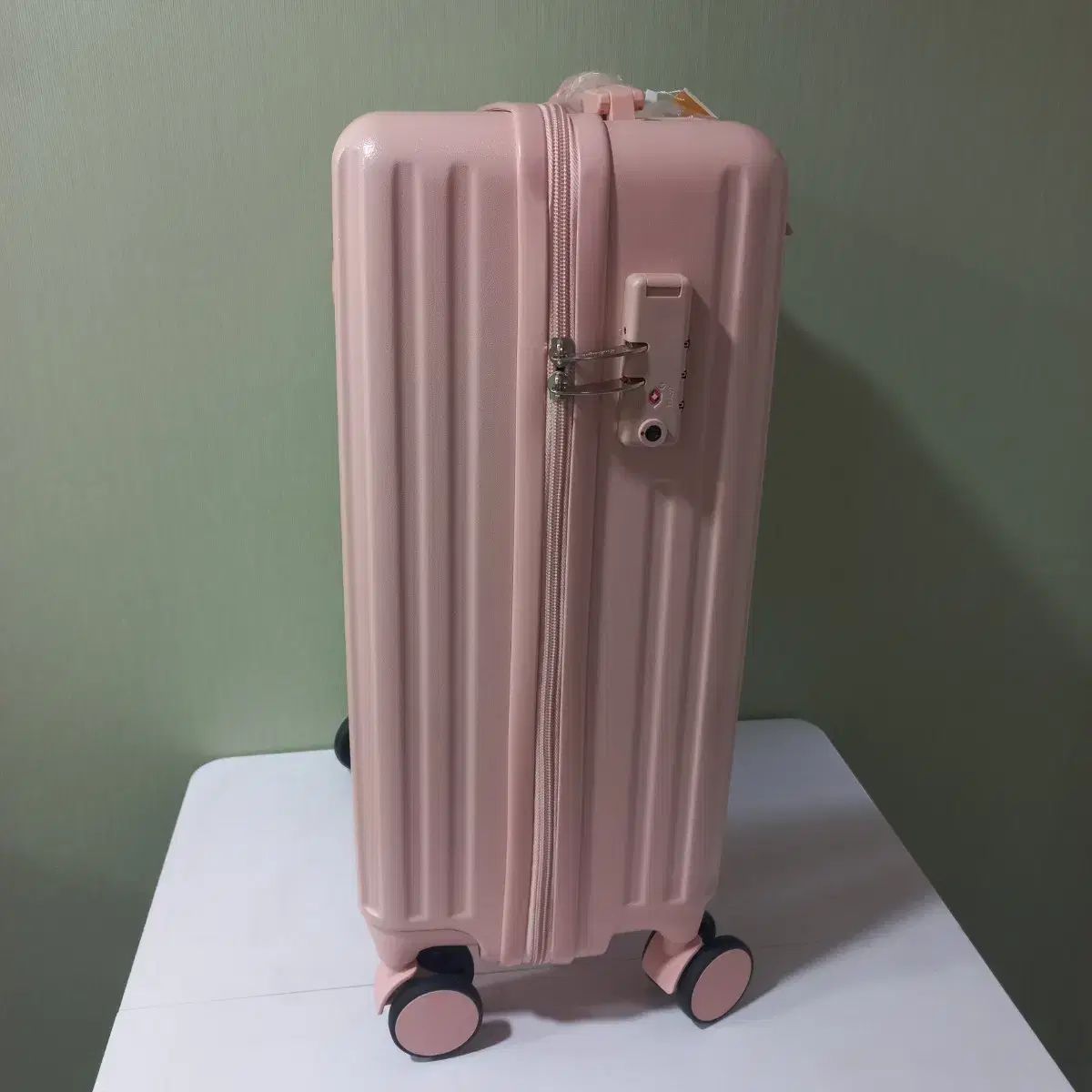 20 インチキャリア アヴィニョン ピンク 内部の染み込み現象