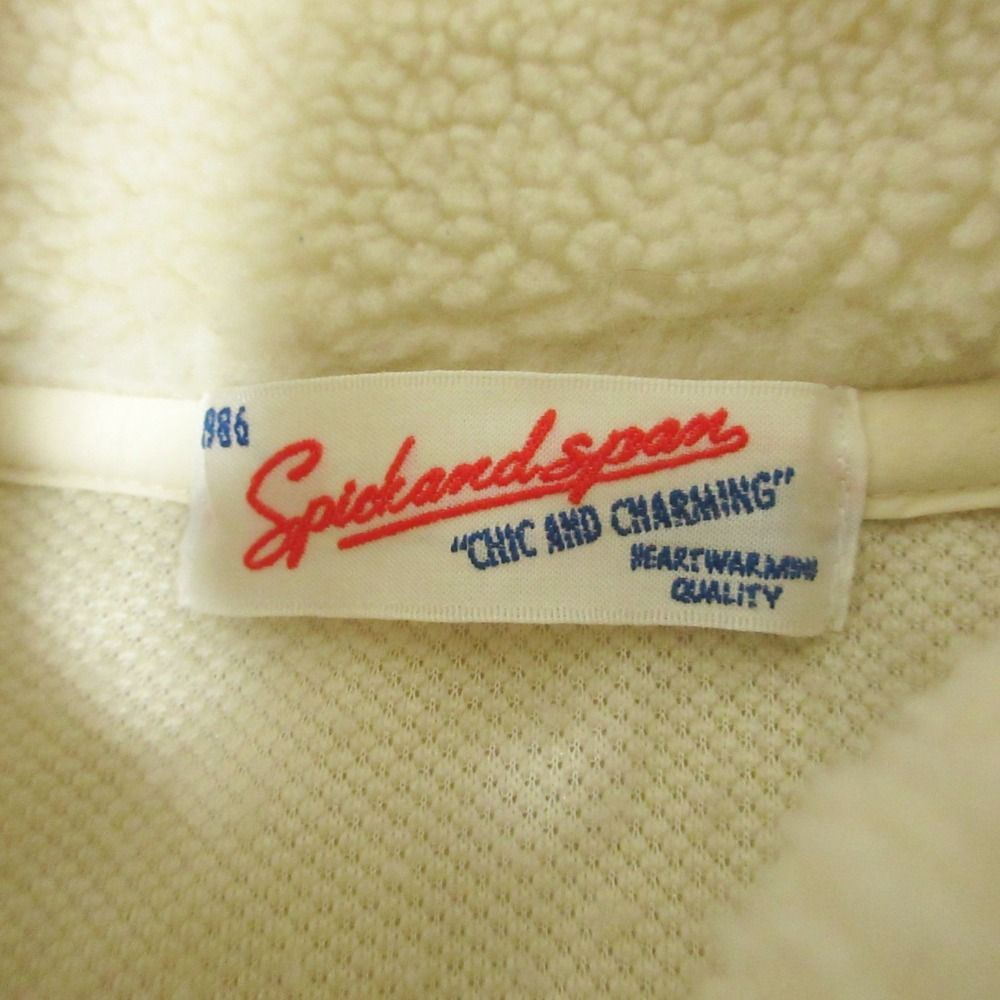 良品 23AW Spick&Span スピック＆スパン ボアハーフジッププルオーバー オーバーサイズ 長袖トップス 23070200312140 ナチュラル レディース 古着 中古 ≪追加≫ボアハーフジッププルオーバー | スピック＆スパン