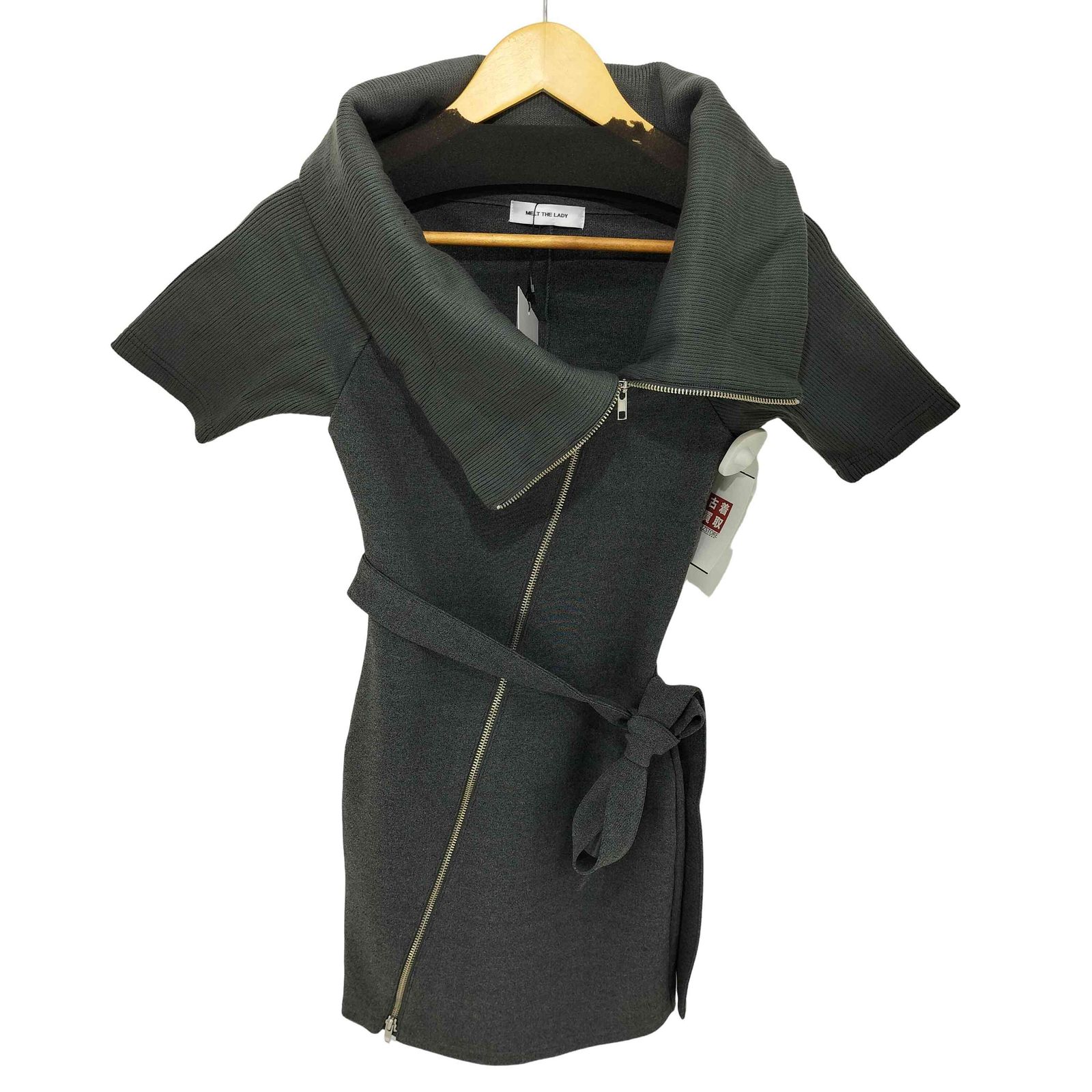 meltthelady zip mini dress