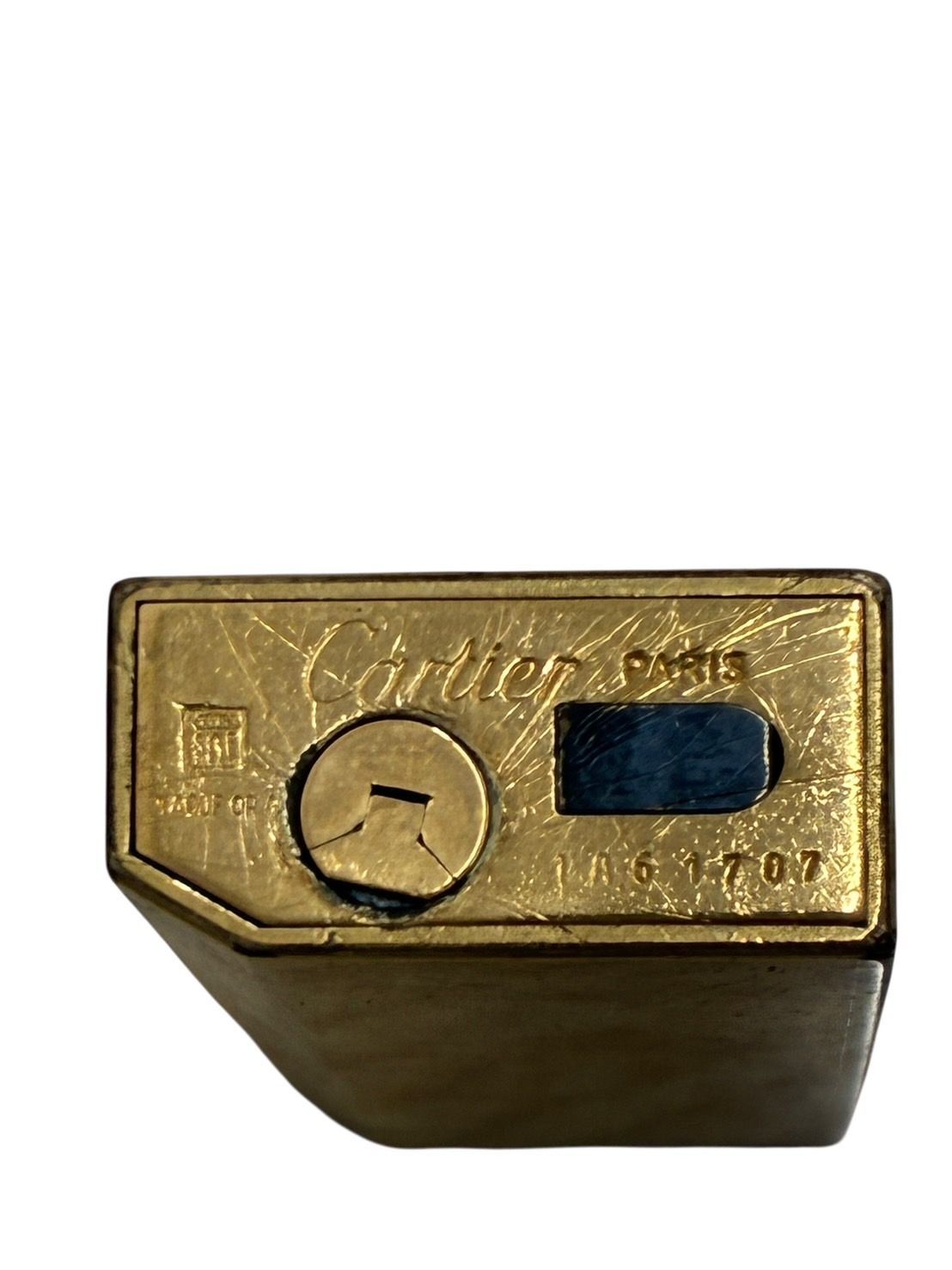 火花未確認 Cartier カルティエ ライター 五角形 ゴールド