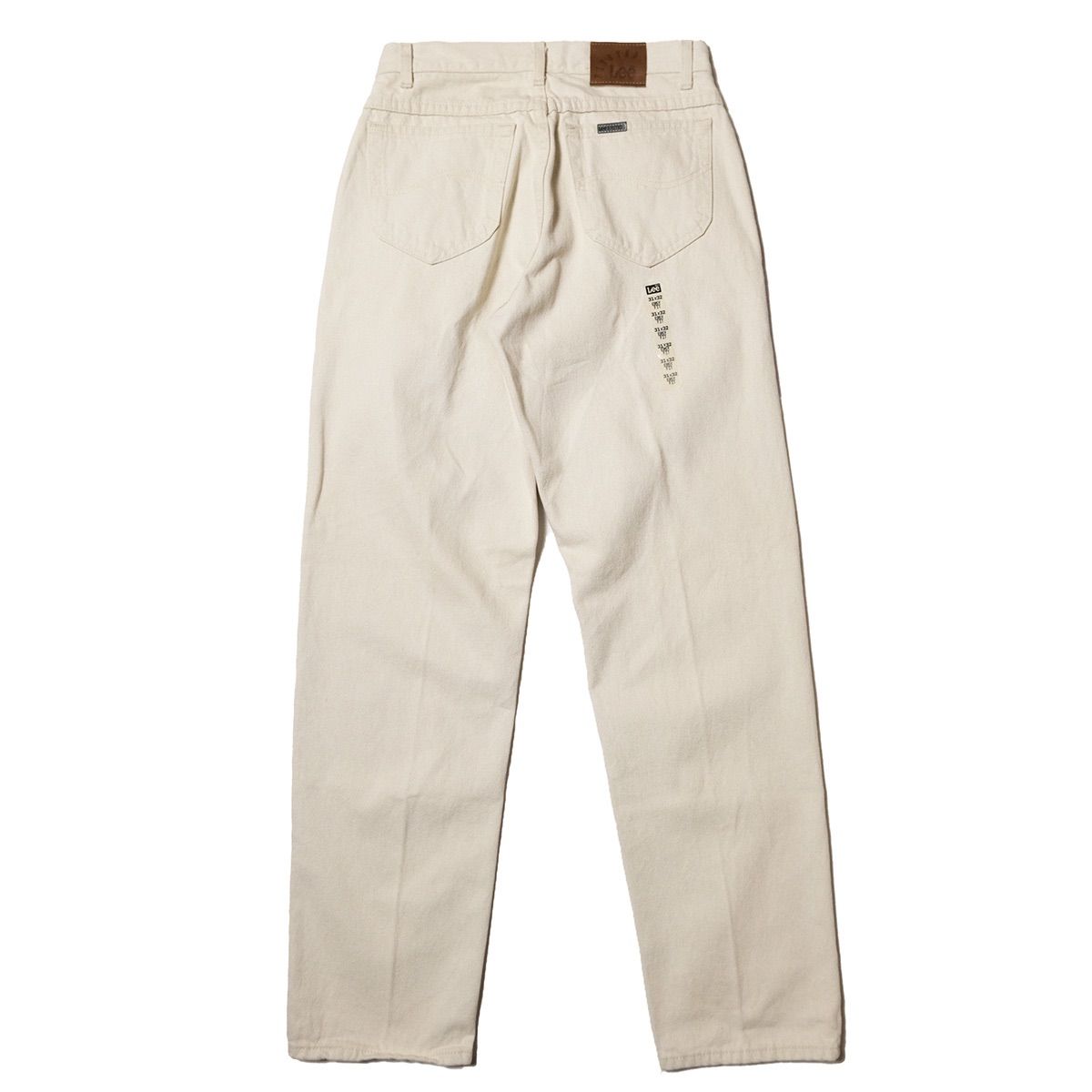 USED】lee リー ホワイト ストレート デニムパンツ 90s USA製 Lee 