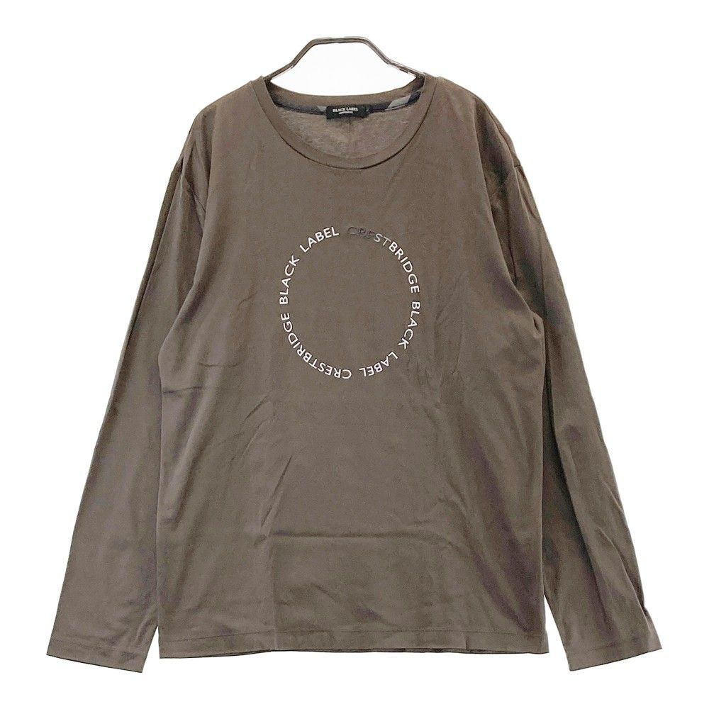 BLACK LABEL CRESTBRIDGE ブラックレーベル クレストブリッジ 51P23-313-08 長袖Tシャツ  ブラウン系 L [240101297844] メンズ