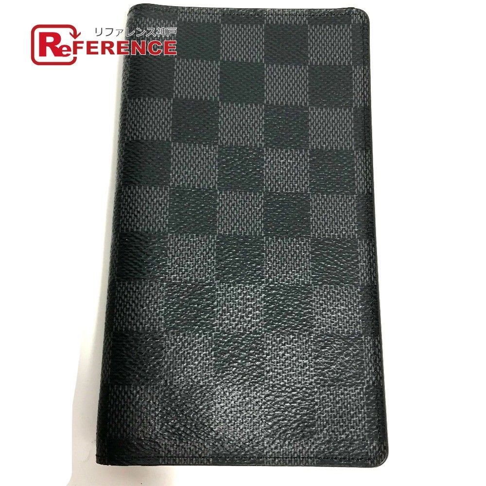 LOUIS VUITTON ルイヴィトン 手帳カバー アジェンダ ポッシュ R20975 ダミエグラフィットキャンバス ブラック