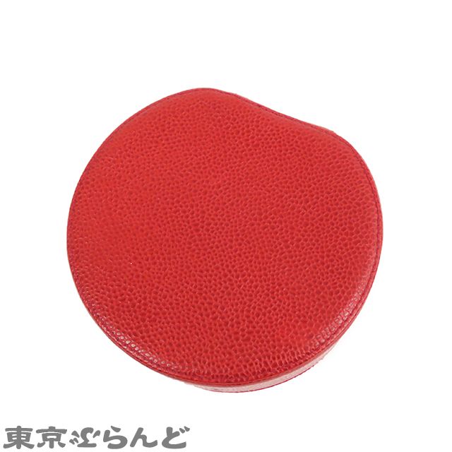 CHANEL シャネル　アクセサリーケース　キャビアシリーズ　レッド CHANEL シャネルアクセサリーケースキャビアシリーズレッド