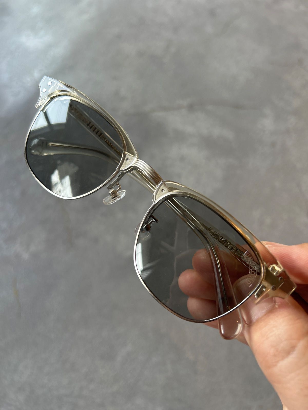 Ballistics FLIP UP GLASS CLEAR FRAME×GRAY LENS バリスティックス