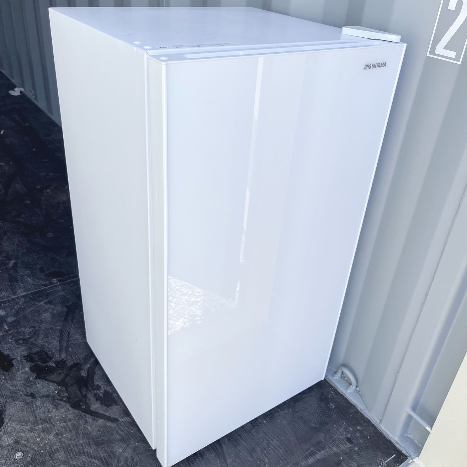 104取付無料!アイリスオーヤマ おしゃれホワイトインテリアワンドア冷蔵庫! 104取付無料!アイリスオーヤマ おしゃれホワイトインテリア