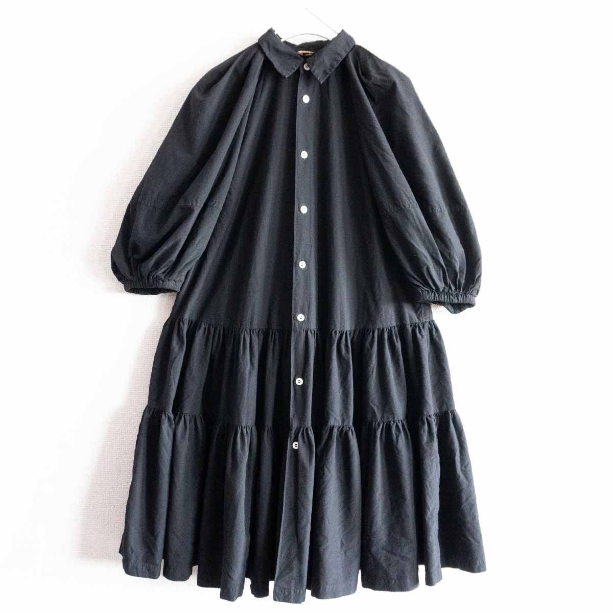 美品】COMME des GARCONS 【2021AW/ パフスリーブ シャツワンピース
