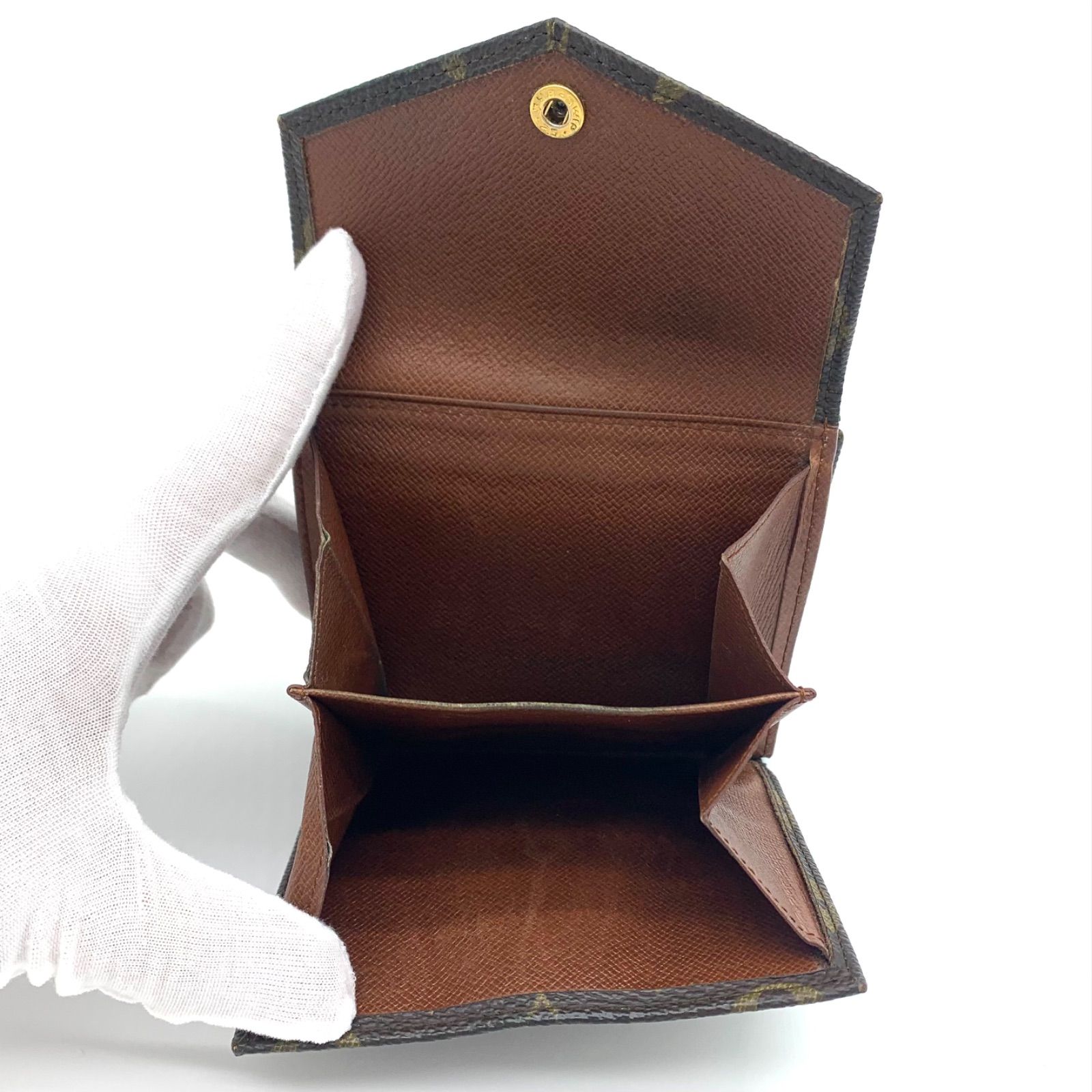 LOUIS VUITTON 三つ折り 財布 Wホック ポルトモネ ビエ カルトクレディ 