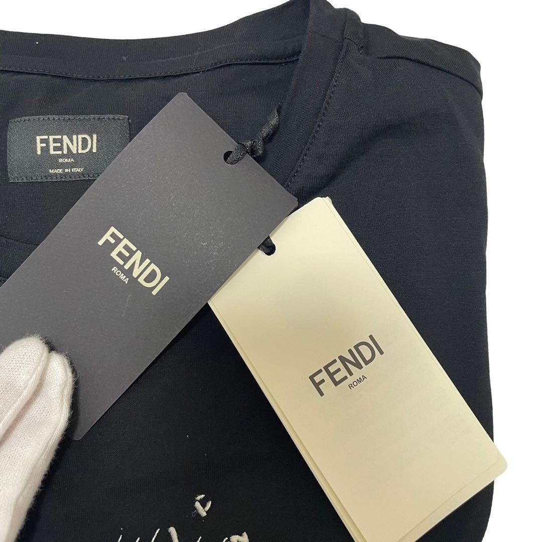 未使用 FENDI フェンディ カールコラージュ カール
