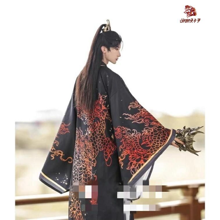 漢唐古風 魏晋風中華服 中華服 漢服 コスプレ 衣装 和服 創作 Mサイズ 新発売 魏晋時代華流コスプレ衣装 メンズ 漢服 チャイナ服 中華