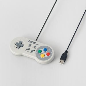 エレコム USB ゲームパッド レトロ スーパーファミコン JC