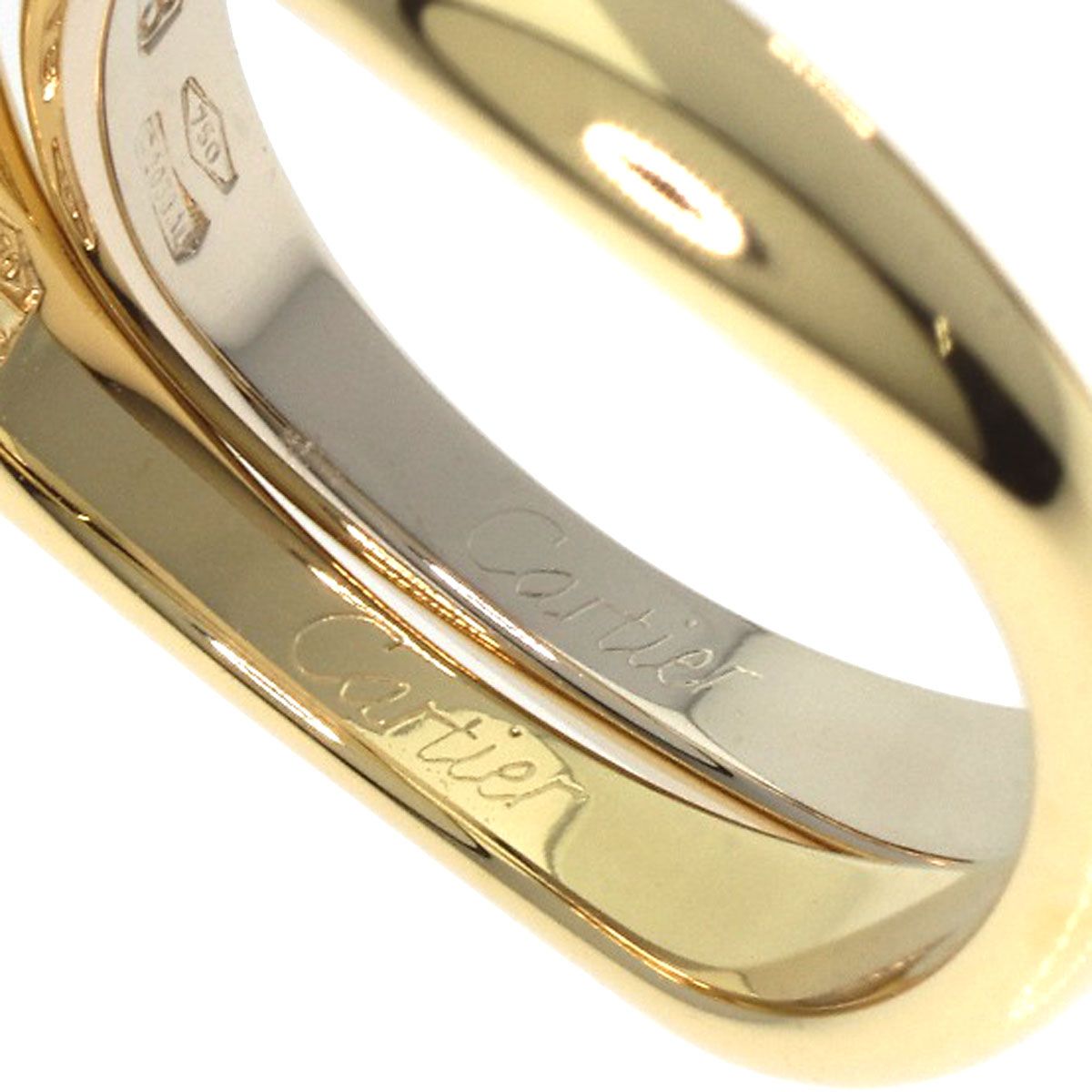 CARTIER カルティエ ラブミー #48 リング・指輪 K18YG K18WG  