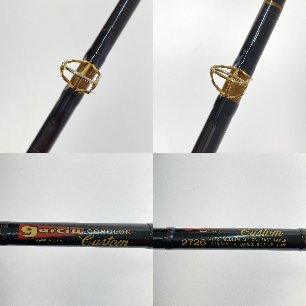 ベイトロッド ガルシア コノロン カスタム 2726 / Garcia CONOLON Custom / 釣りキチ三平イトウの原野　アンバサダー5000c Bibian 比比昂- ベイトロッドガルシアコノロンカスタム2726
