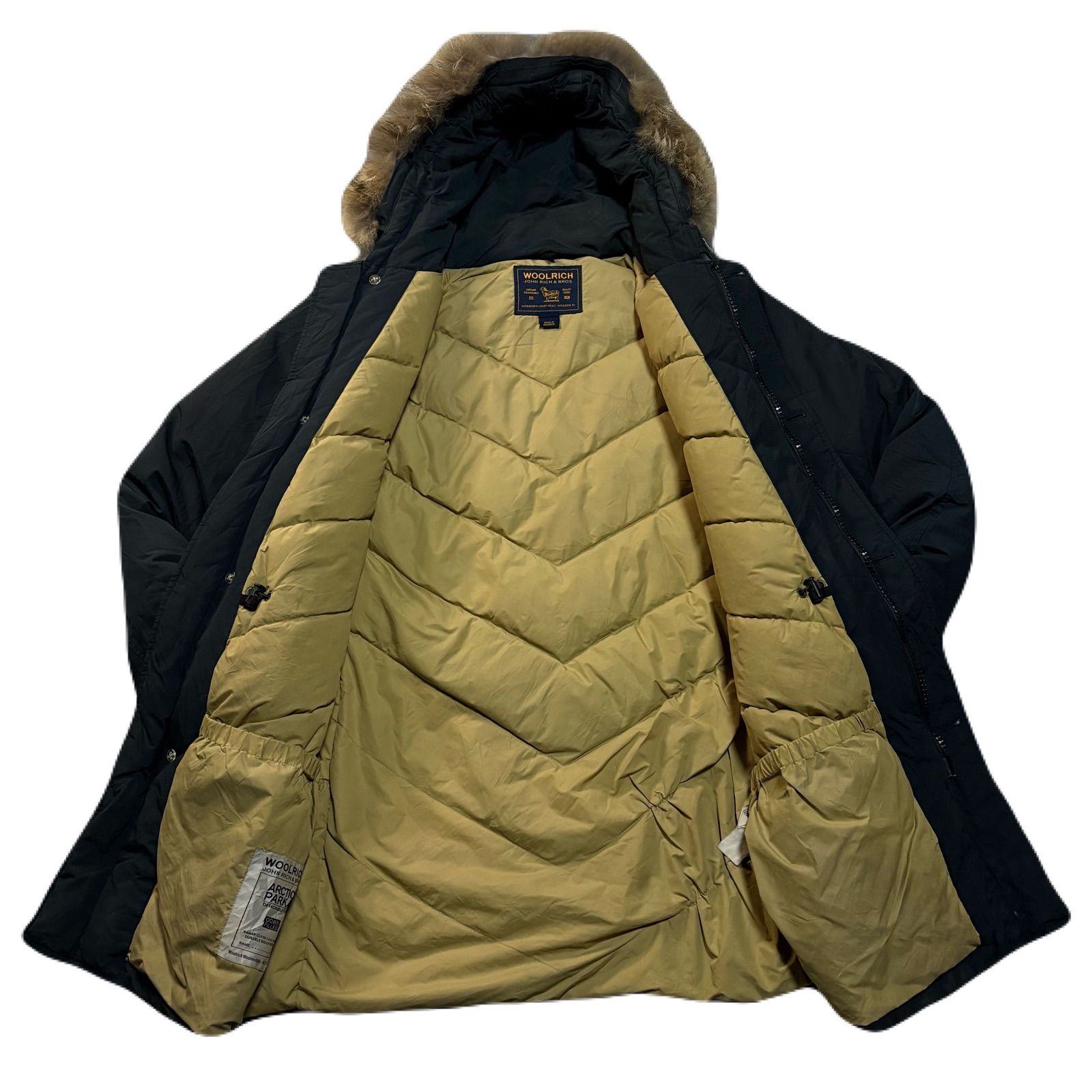 WOOLRICH ウールリッチ JOHNRICH&BROS ジョンリッチアンドブラザーズ ARCTICPARKA アークティックパーカー  DownJacket ダウンジャケット FurRemovable ファー付き取り外し可能 Navy ネイビー XXL - メルカリ