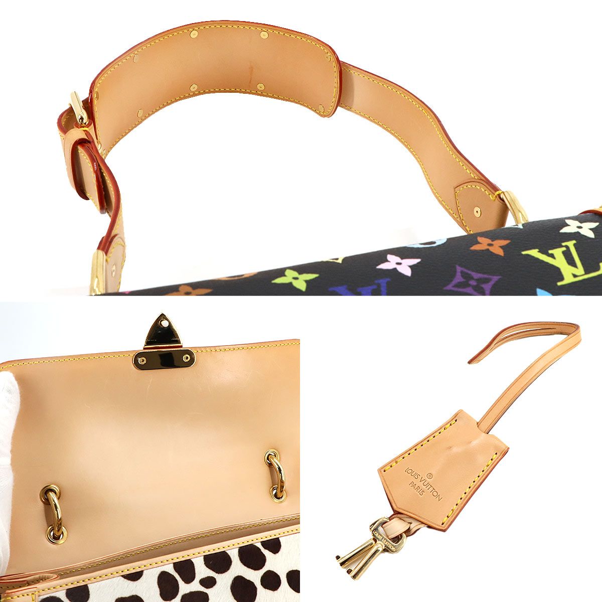 新品同様 ルイ ヴィトン LOUIS VUITTON モノグラム マルチカラー