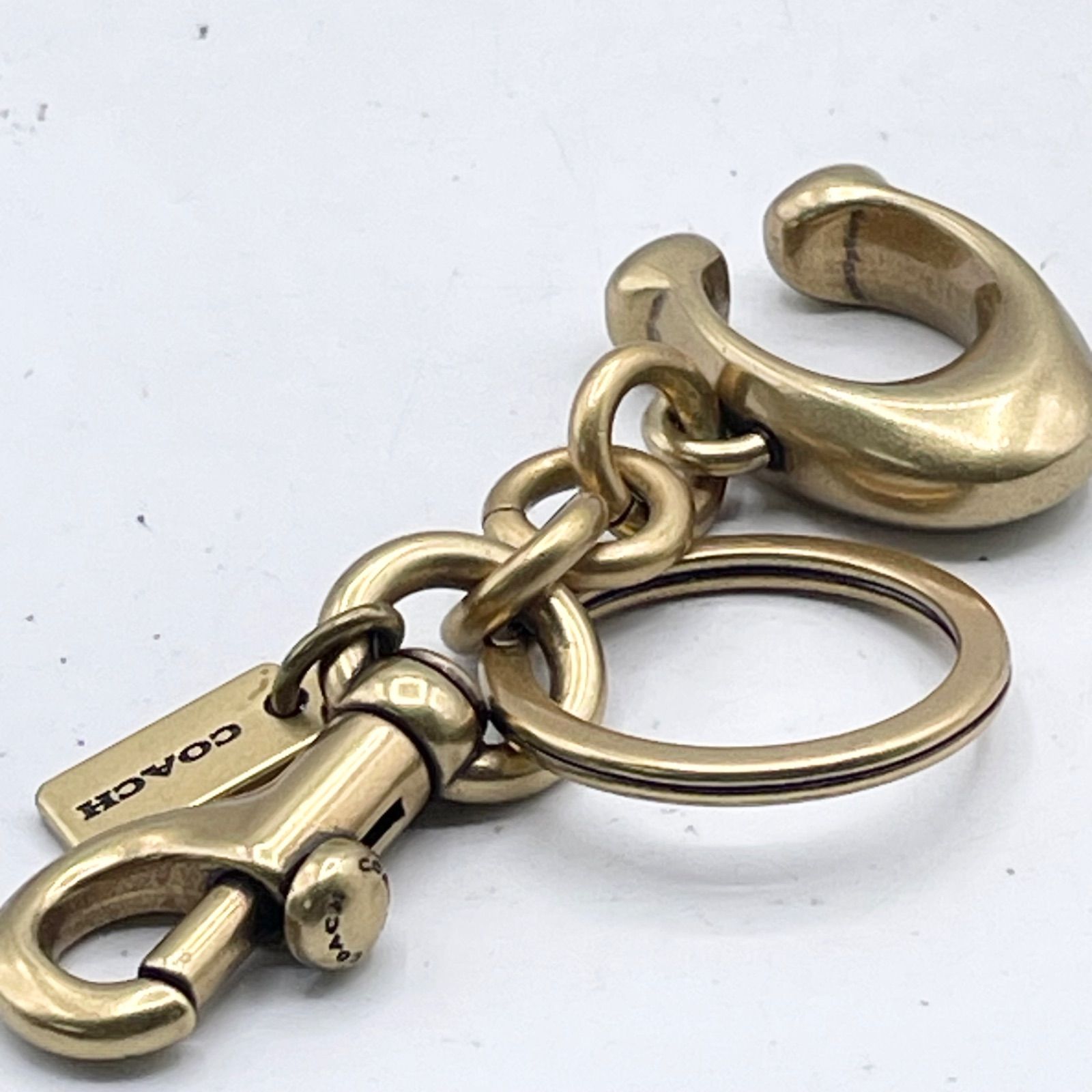 coach コーチ メタル キーホルダー バッグチャーム キーリング C