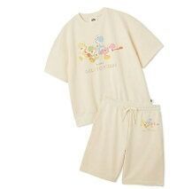 CRM ヨッシー Mサイズ スーパーマリオ メンズ キノピオ＆ヨッシー裏毛プルオーバー-ハーフパンツセット ジェラピケ USTAUSTRALIA_COM_AU