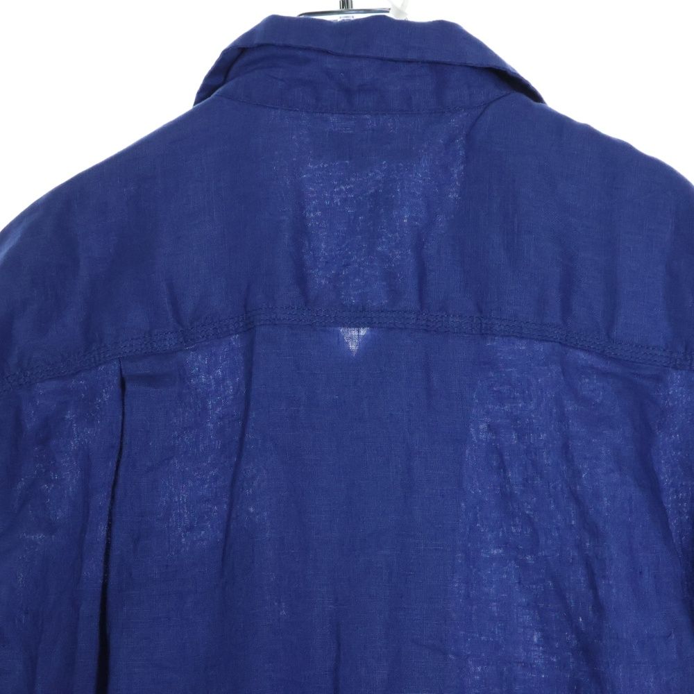 試着のみ！ CAHLUMN カウラム ベルギーリネン オープンカラーシャツ M 試着のみ！ CAHLUMN カウラム ベルギーリネン オープンカラー