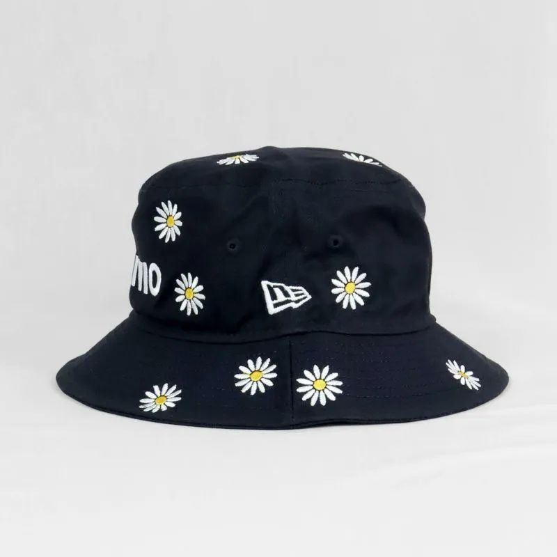 ARCHIVIO アルチビオ archivio ゴルフ レディース バケットハット 帽子 A370507 花柄 バケハ NEW ERA コラボ 刺繍 キャップ ゴルフウェア Ｍサイズ ネイビー 定価13 200円