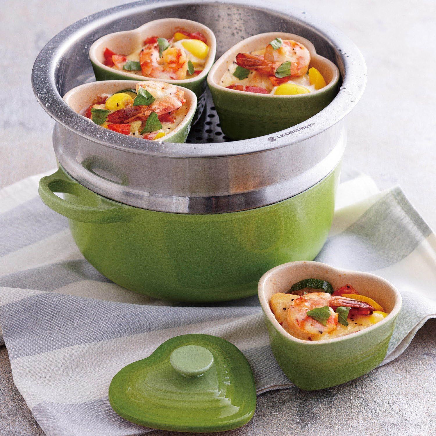 ル・クルーゼ ココットロンド20cm用スチーマー 蒸し器 Amazon｜ル・クルーゼ(Le Creuset) 蒸し器 スチーマー 20 cm