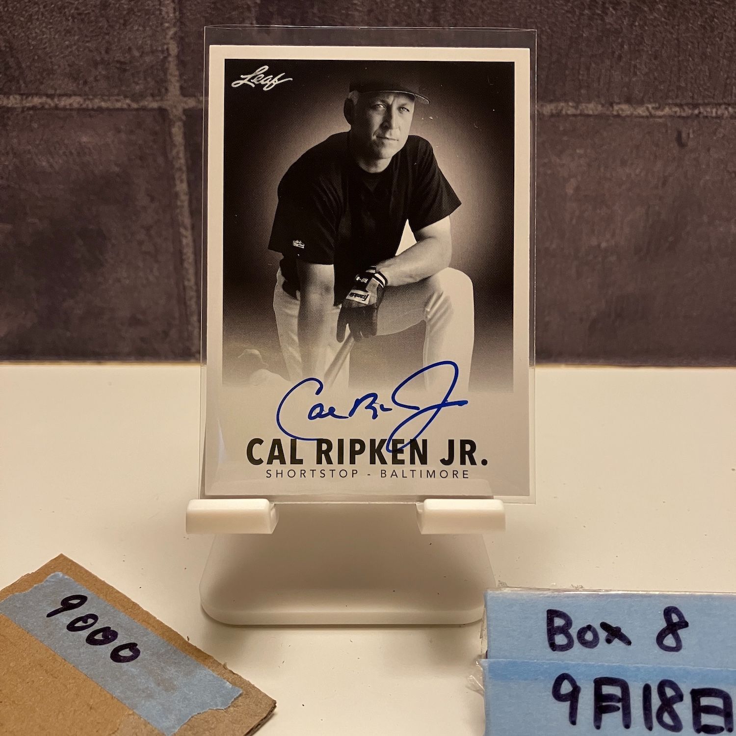 2013 Leaf 1960 Signatures Cal Ripken Jr. 直筆サイン Baltimore Orioles カード