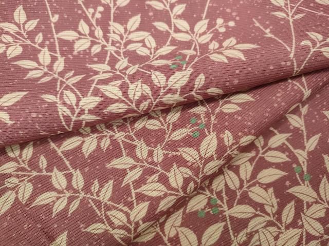 平和屋着物＊夏物 小紋 絽 枝木の実 正絹 逸品 CAAW3150ut