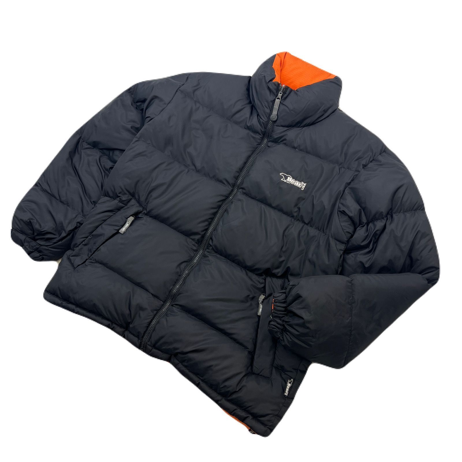 BEAR USA ベアー USA 厚手 ブラック ダウンジャケット Sサイズ メンズ