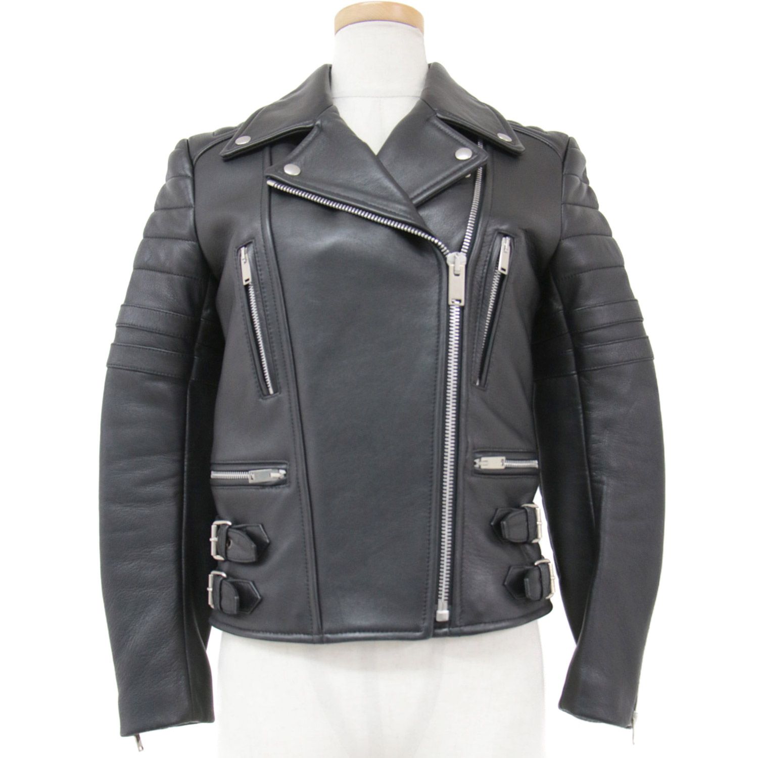 CELINE セリーヌ レザー ライダースジャケット アウター