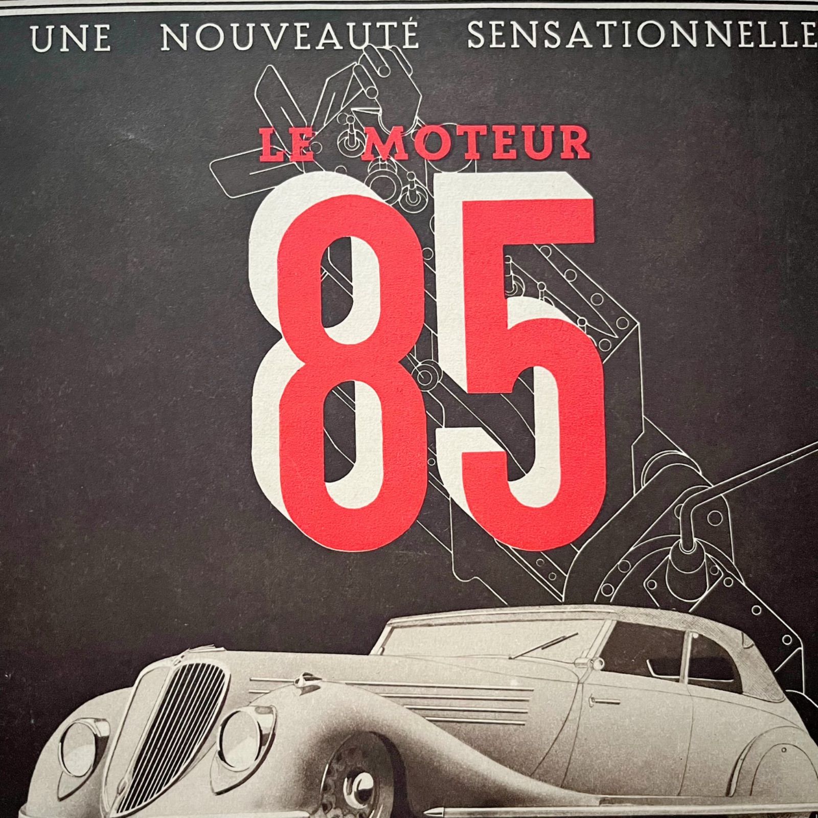 1935 広告＞RENAULT ルノー ポスター ヴィンテージ ビンテージ
