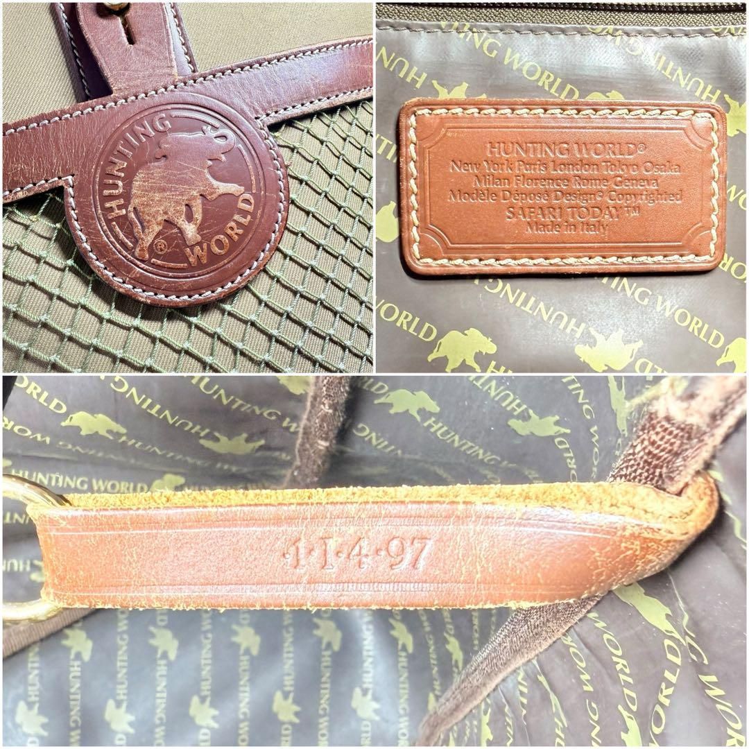 限定】HUNTING WORLD ハンティングワールド トートバッグ 肩掛け 