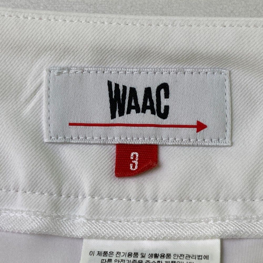 サイズ：3 WAAC ワック インナー付 プリーツスカート ホワイト系