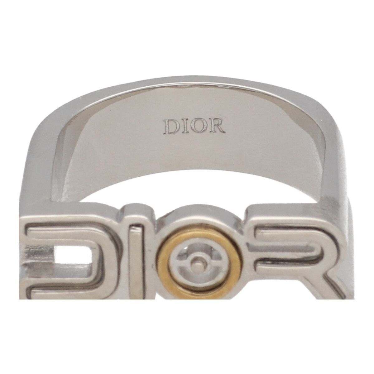 中古】Dior ディオール × 空山基 ロゴリング シルバー Mサイズ 指輪 